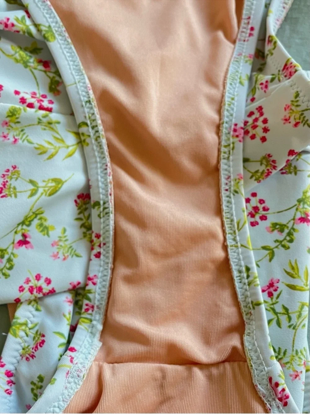 J. Crew Blue Cloud Meadow Floral Plunge One-Piece Swimsuit 8